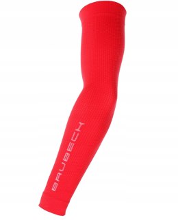 Rękawki kolarskie BRUBECK czerwone 3D PRO r. L/XL